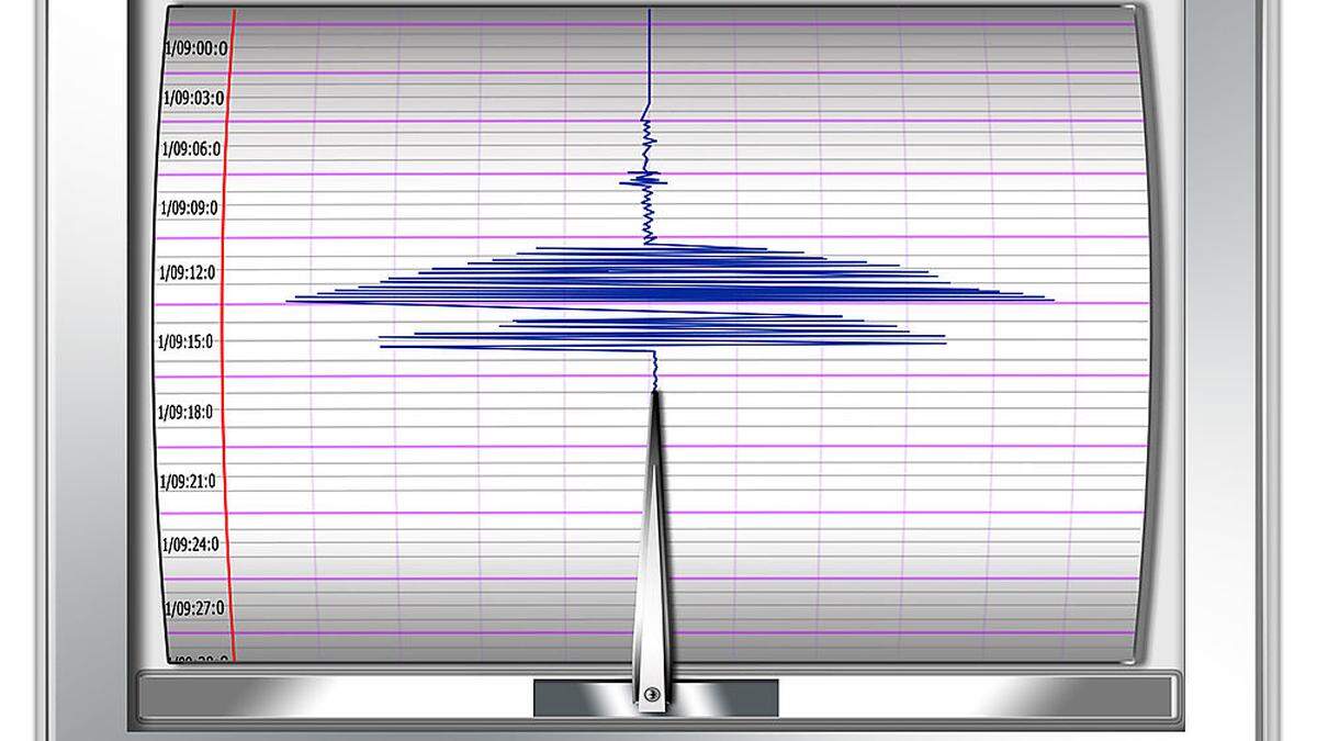 Das Beben erreichte die Stärke 2,1