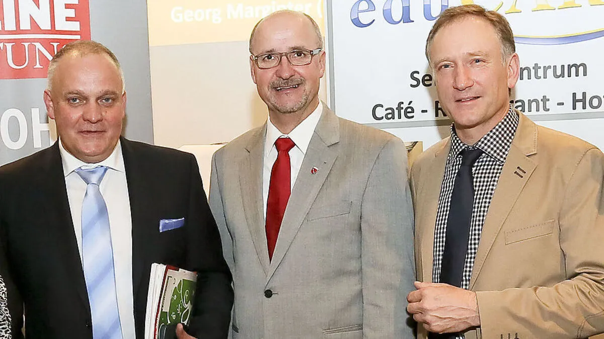 Von links: Bernhard Gassler, Klaus Glanznig und Georg Marginter 