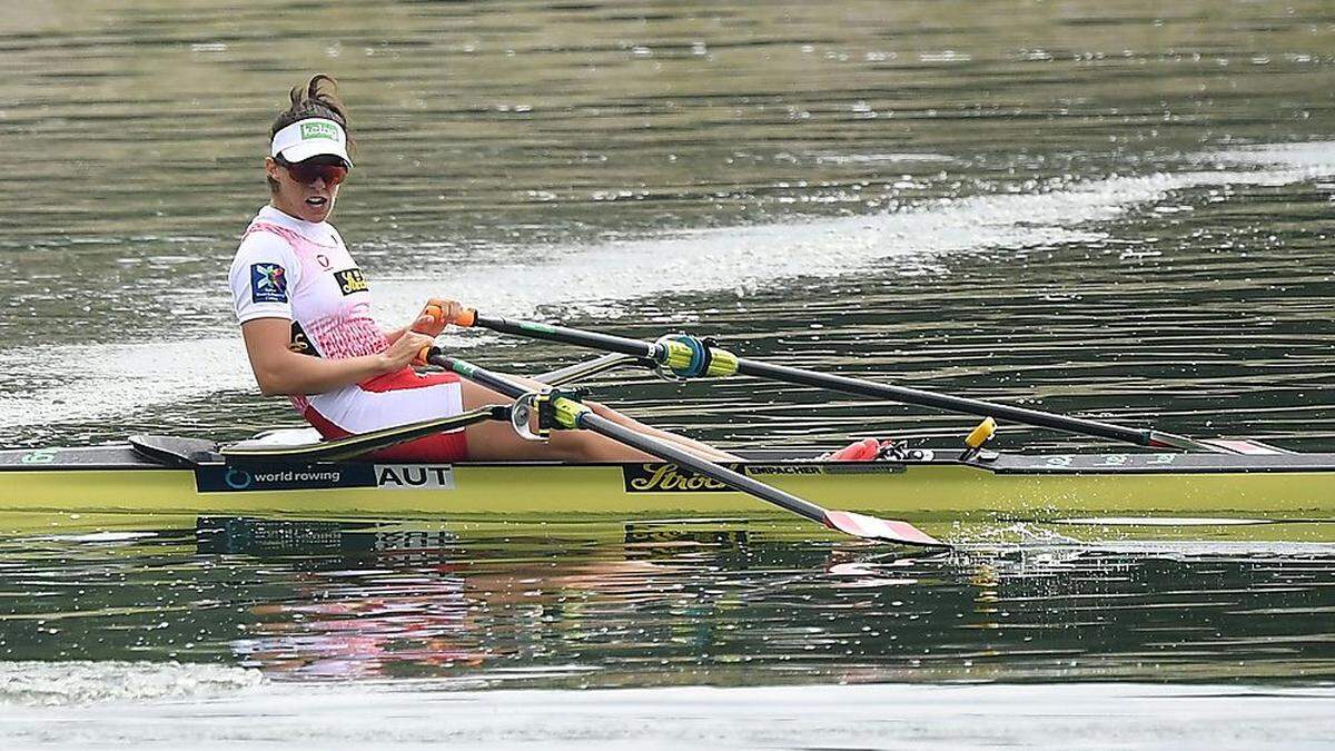 Magdalena Lobnig darf nun wieder am Völkermarkter Stausee trainieren