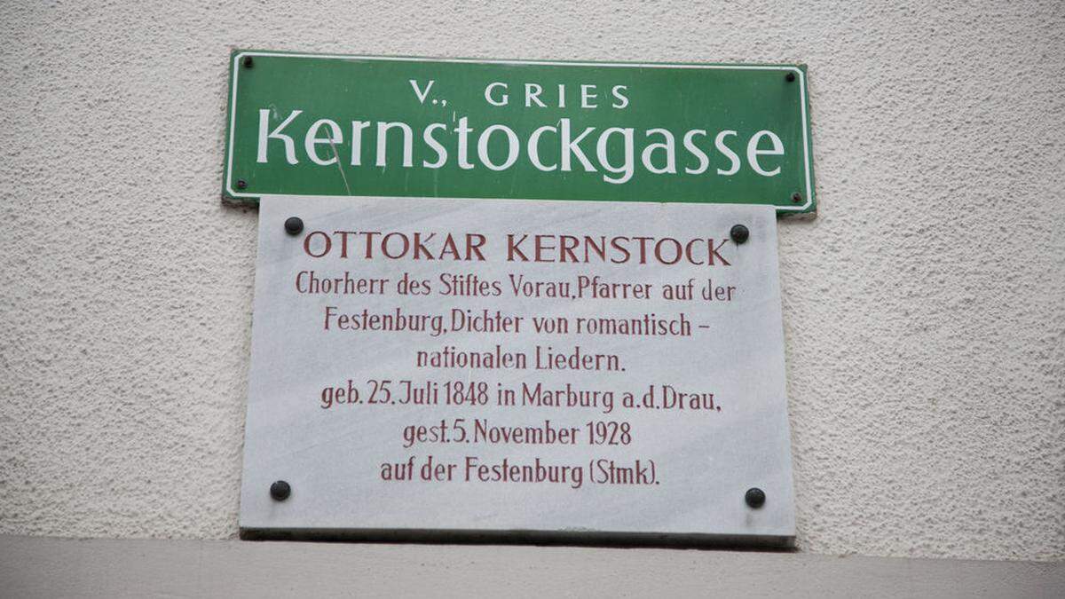 Eine Umbenennung der Kernstockgasse wurde immer wieder diskutiert