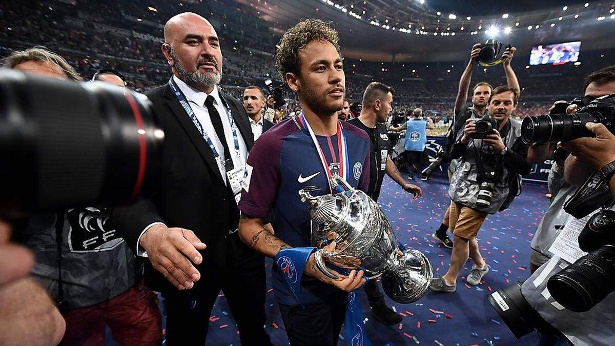 Im französischen Cupfinale war Neymar noch zum Zuschauen verurteilt