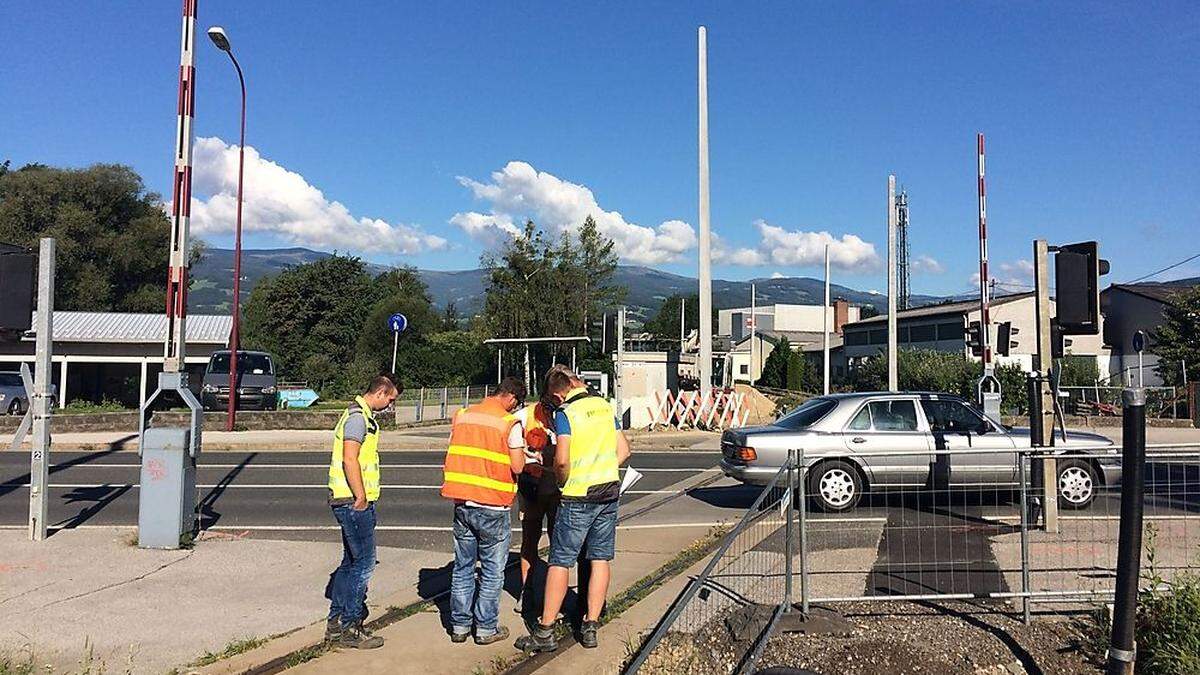 In diesem Bereich wird die B70 gesperrt 