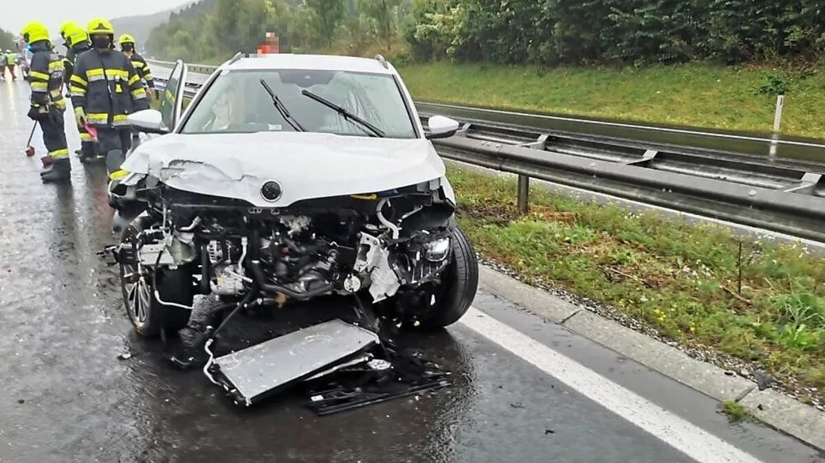 Die Feuerwehr Rottenmann war bei dem Unfall im Einsatz