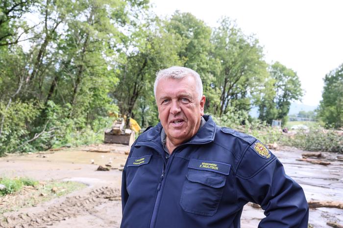 Bürgermeister Friedrich Paulitsch: „Zum Glück wurden wir von weiterem Regen verschont.“