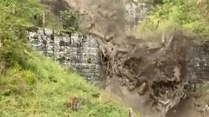 Das Vergeinerbachl wurde zum reißenden Fluss