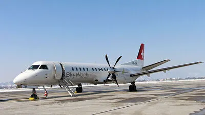 SkyWork flog auch vom Flughafen Graz ab