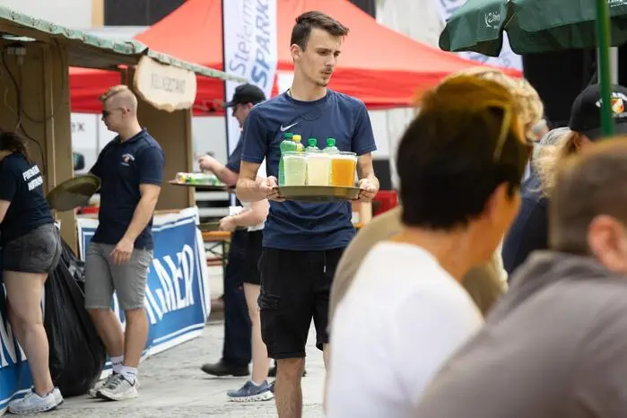 Fürs leibliche Wohl war gesorgt.
