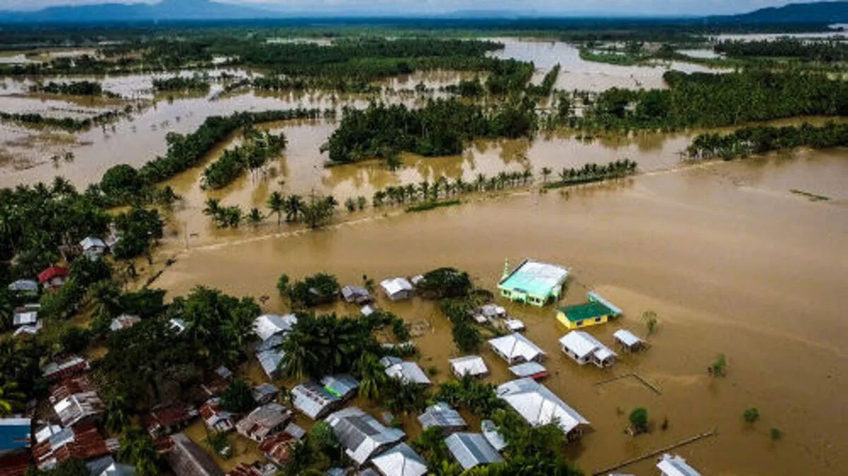 "Tembin" setzte ganze Dörfer unter Wasser