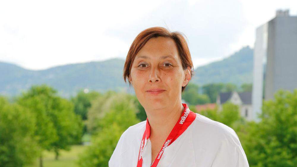 Brigitte Möstl arbeitet im Volkshilfe Seniorenzentrum Graz-Eggenberg