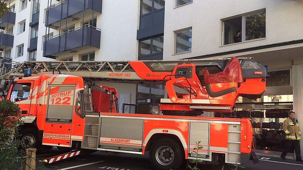 Brandalarm in der Klagenfurter Innenstadt