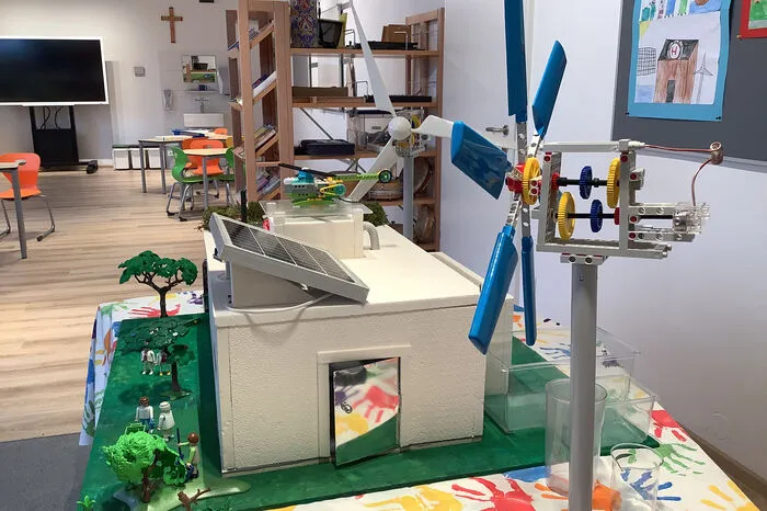 Das Modell, das entstanden ist, wurde per 3D-Drucker erstellt ...