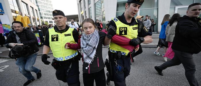 Die schwedische Klimaaktivistin Greta Thunberg 