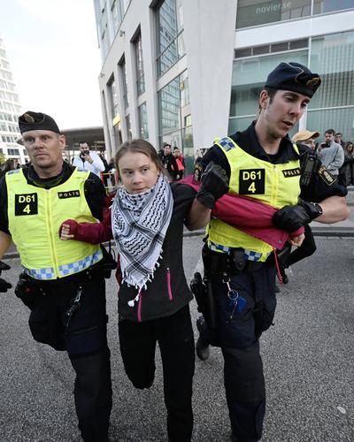 Die schwedische Klimaaktivistin Greta Thunberg 