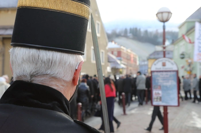 Schon Traditon hatte auch diesmal, dass die beiden Erzberg- Geschäftsführer Josef Pappenreiter und Christian Treml grmeinsam mit Betriebsratsvorsitzenden Bernhard Rothleitner, Bilanz über das vergangene Geschäftsjahr zogen.