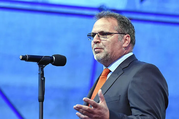 Der MKÖ-Vorsitzende Willi Mernyi