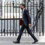 Rishi Sunak ist derzeit noch in der Downing Street 10 zu Hause 