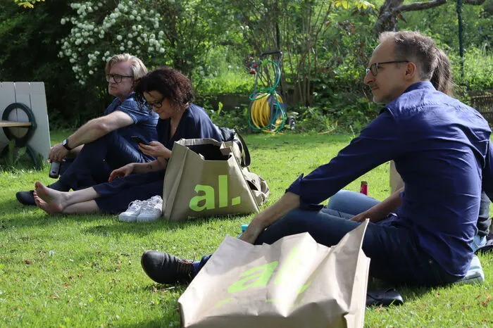 ...Getränke und Snacks waren in der Designmonat-Tasche zu finden.