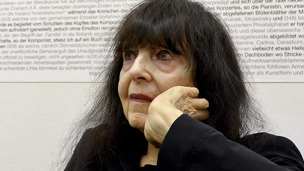 Preisträgerin Friederike Mayröcker