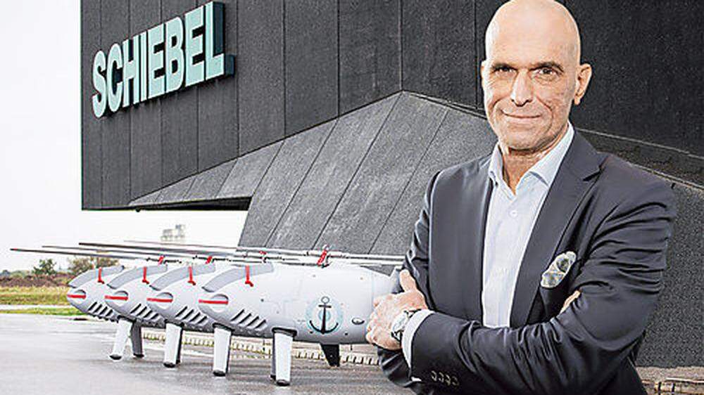 Der Tiroler Hannes Hecher ist CEO von Schiebel. Die in Österreich erzeugten Drohnen werden für zivile und militärische Zwecke eingesetzt
