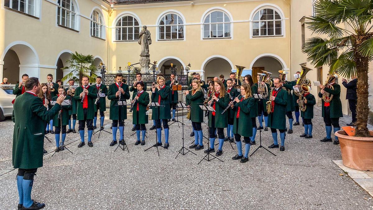 Die Alt-Lavanttaler Trachtenkapelle St. Paul gestaltet immer die Eröffnung des Kultursommers