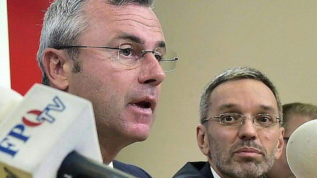 Norbert Hofer und Herbert Kickl (FPÖ)