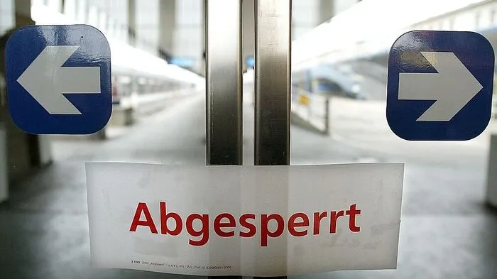 Eine Stunde lang blieb der Bahnhof gesperrt.
