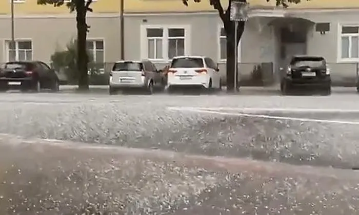 Hagel in der Draustadt