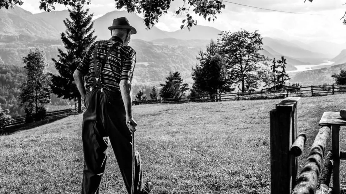 Rutarhof-Erbe Veit Berg (1934-2019) in einer Fotografie von Karlheinz Fessl