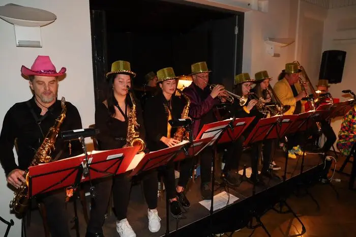 Die Faschingscombo der Musikschule Mureck sorgte wieder für beste Stimmung.