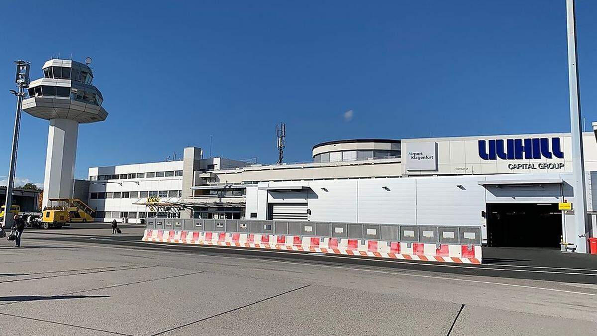 Heftige Turbulenzen am Flughafen Klagenfurt