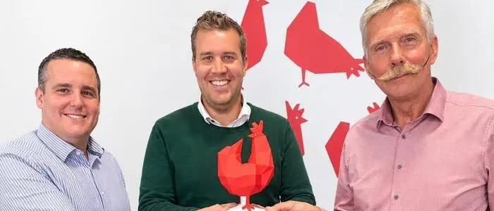 Ein Trio führt die Geschäfte beim Geflügelspezialisten Wech: Paul Pötz, Neo-Geschäftsführer Thomas Haslauer und Karl Feichtinger