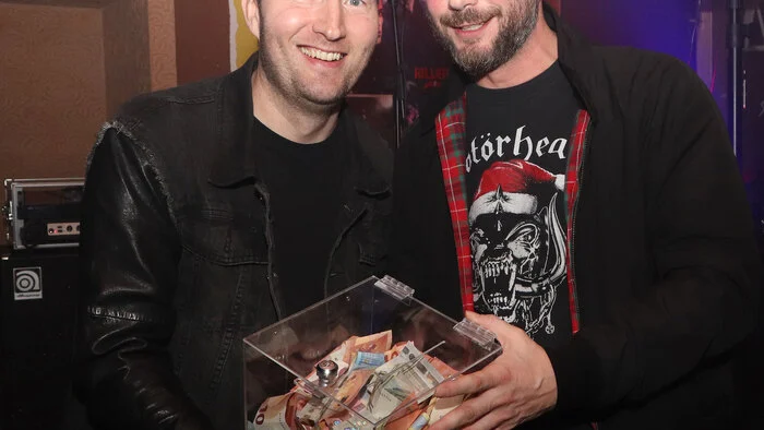 Hannes Hecher und Christoph Gräfling können sich auch heuer wieder auf einen großen Spendenerfolg freuen!