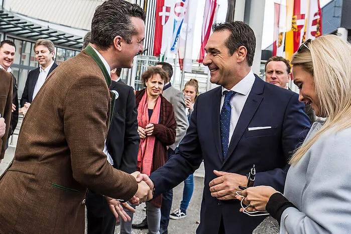 Strache begrüßt Kärntens FP-Chef Gernot Darmann