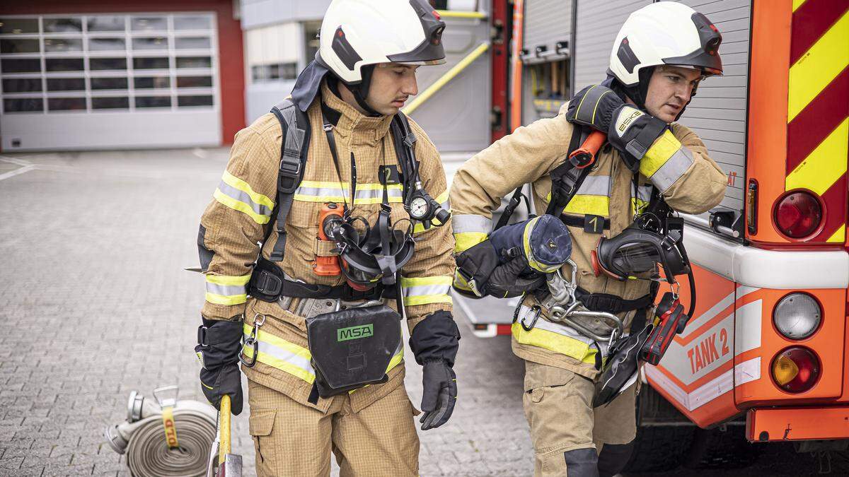 Die Klagenfurter Feuerwehren erhalten neue Geräte für Katastropheneinsätze