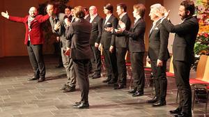 Der Chor Peresvet brachte traditionelle Weihnachtslieder dar