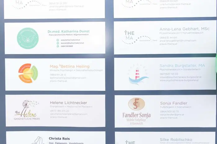 Von Physiotherapie und Osteopathie bis hin zu Psychotherapie und Klangschalentherapie.
