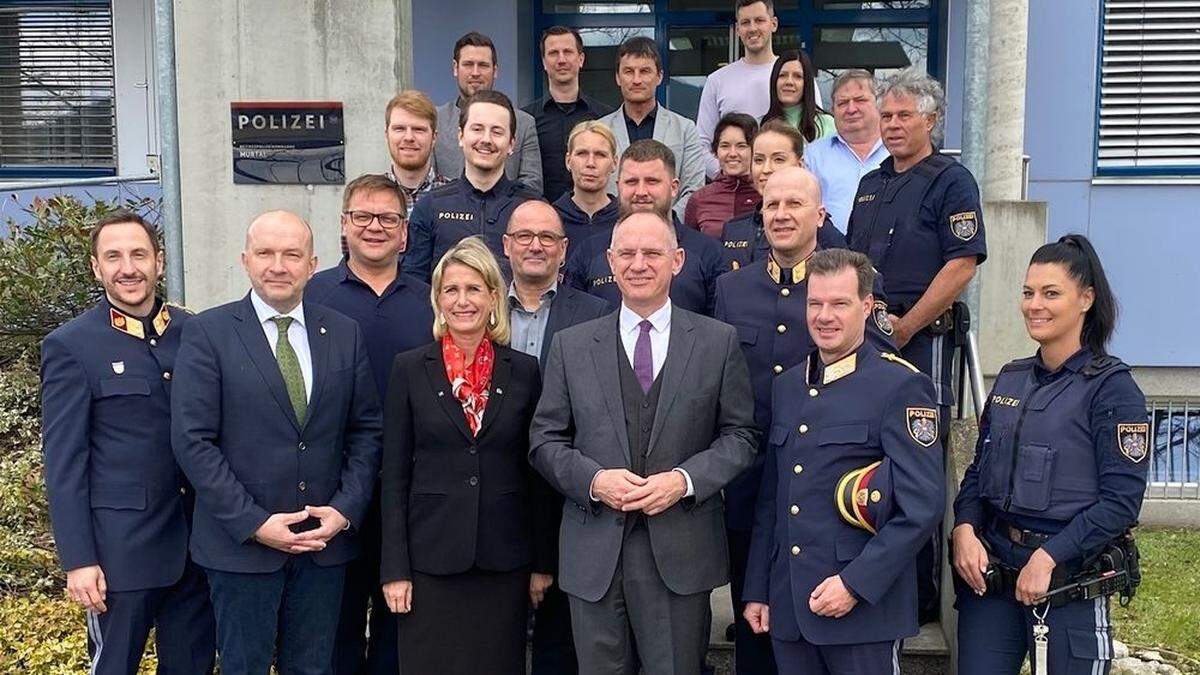 Besuch bei der Polizeiinspektion Knittelfeld