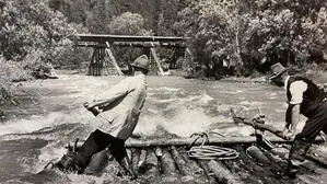 Die Flößerei auf Enns und Salza war gefährlich