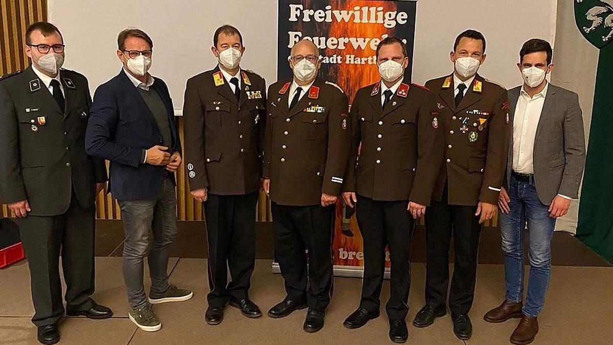 Bei der Wehrversammlung blickte die Feuerwehr Hartberg auf das Jahr 2021 zurück.