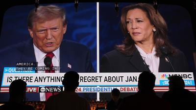 Kopf-an-Kopf: Donald Trump und Kamala Harris