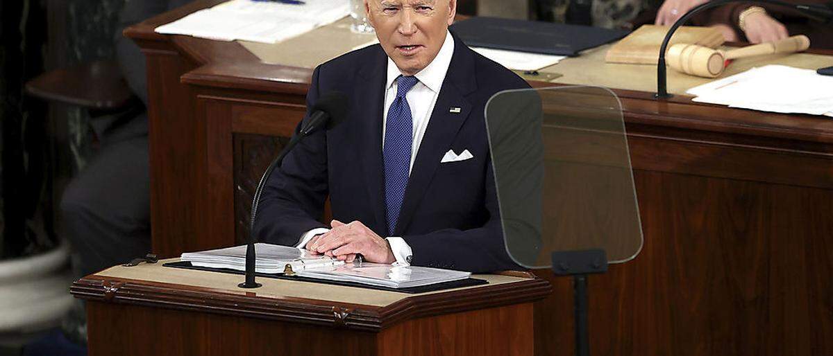 Joe Biden hielt seine erste State-of-the-Union-Ansprache