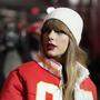 Taylor Swift bei einem Football-Spiel ihres Partner Travis Kelce
