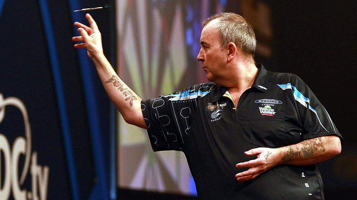 Phil Taylor in unnachahmlichem Stil