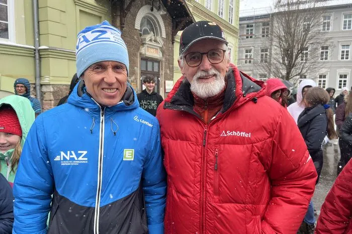 NAZ-Geschäftsführer Christian Schwarz und sein Vorgänger Werner Franz