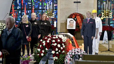 TRAUERFEIER FUeR GESUNDHEITSMINISTERIN OBERHAUSER