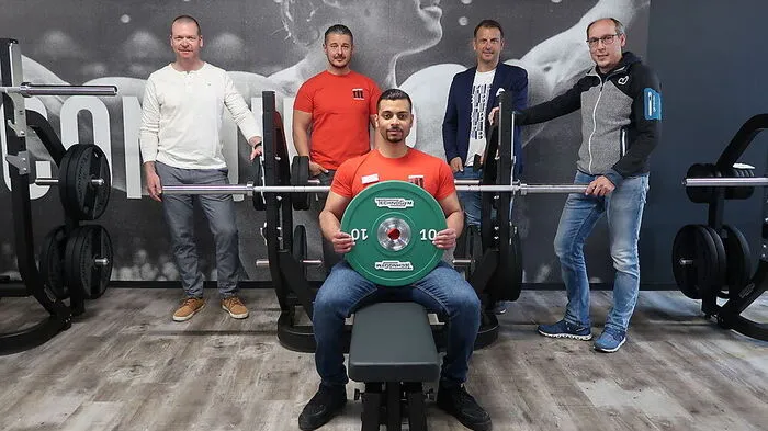 Kröll, Kindl, Atia, Auer und Mayer (von links) im neuen Fitnesscenter