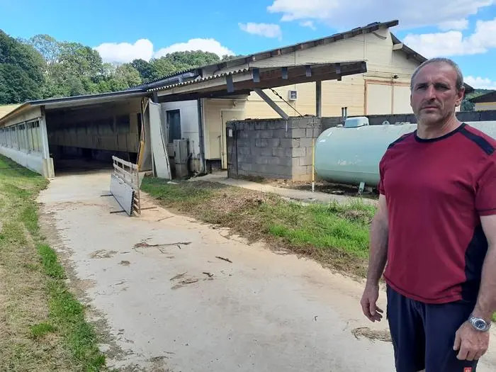 Der Putenstall von Helmut Schuller in Grafendorf steht seit 9. Juni leer