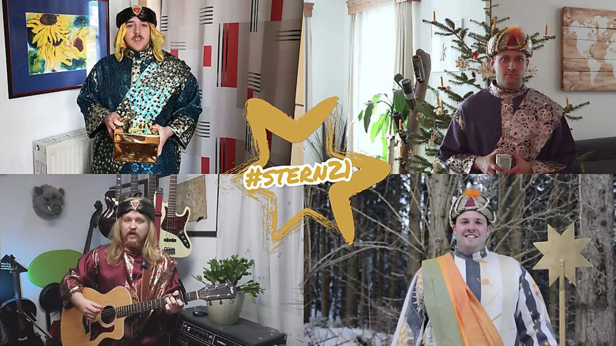 Oben: Peter Weiss und Johannes Tarmastin, unten: Paul Diwiak und Stephan Tarmastin  