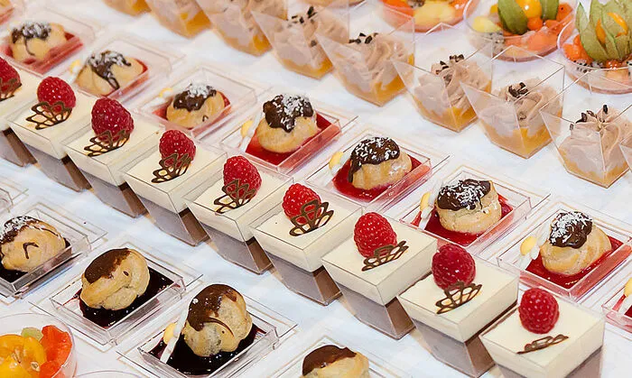 Die Speisen  im Hubertushof schmecken nicht nur vorzüglich, sondern sind auch überaus schön anzusehen