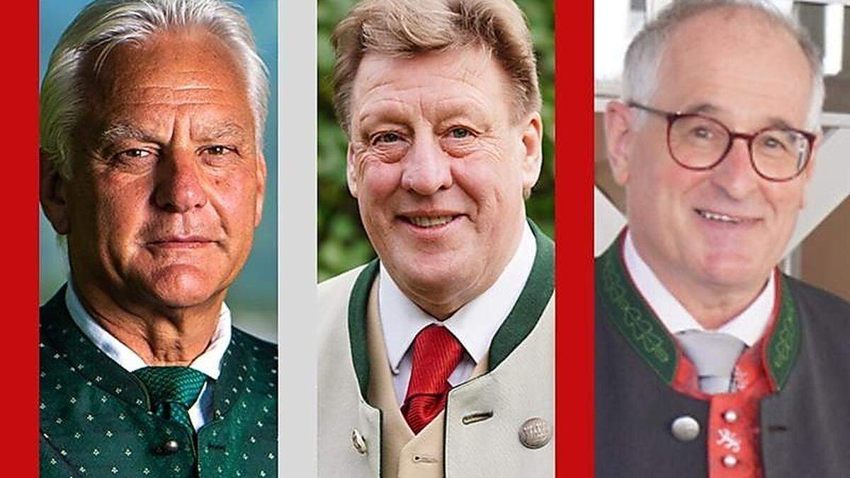 Kurt Felicetti, Josef Jury und Gerald Preimel konnten sich im Amt halten